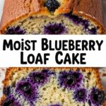 Moist Blueberry Loaf Cake