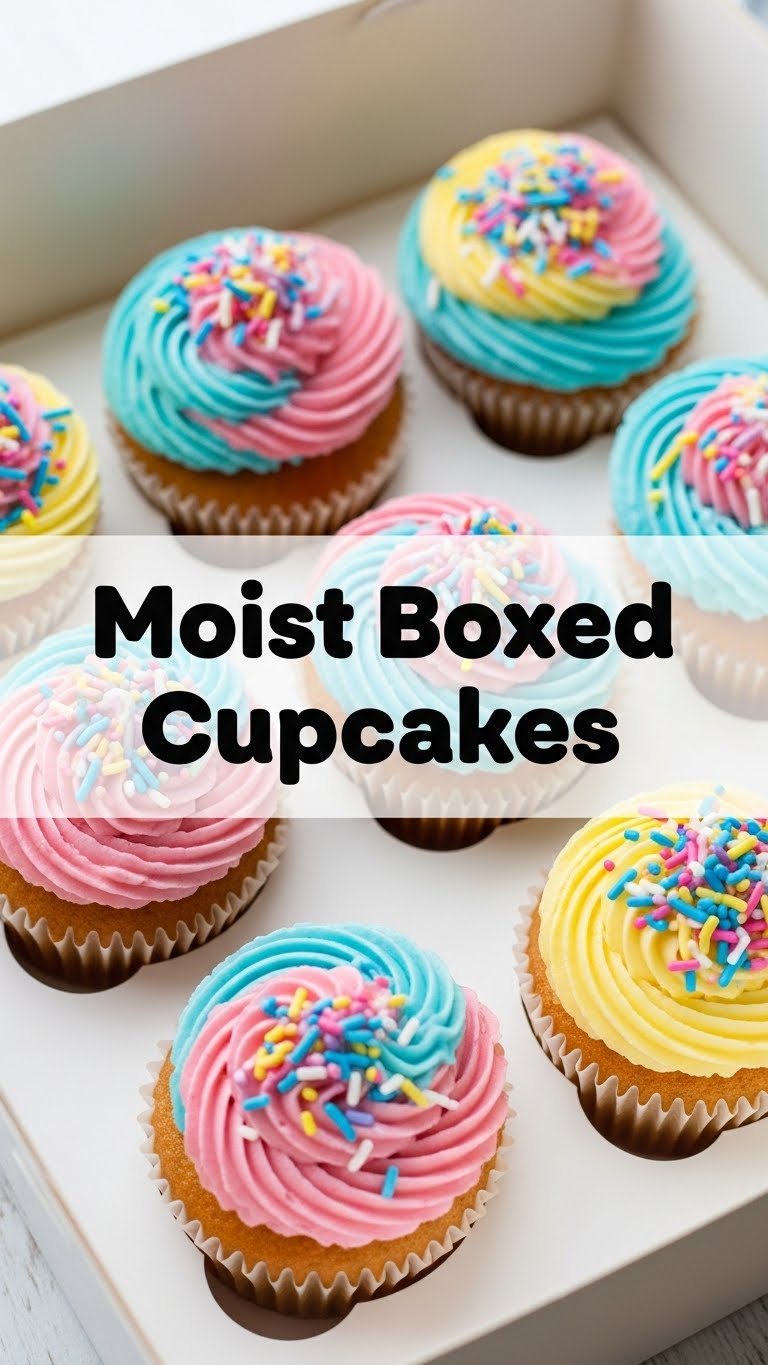 Moist Boxed Cupcakes