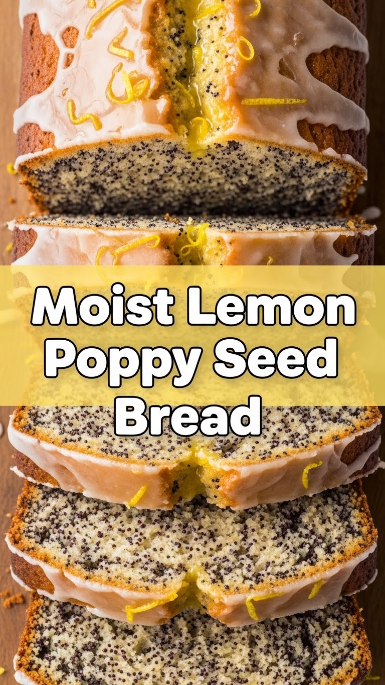 Moist Lemon Poppy Seed Bread