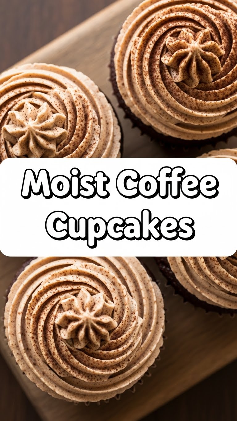 Moist Coffee Cupcakes