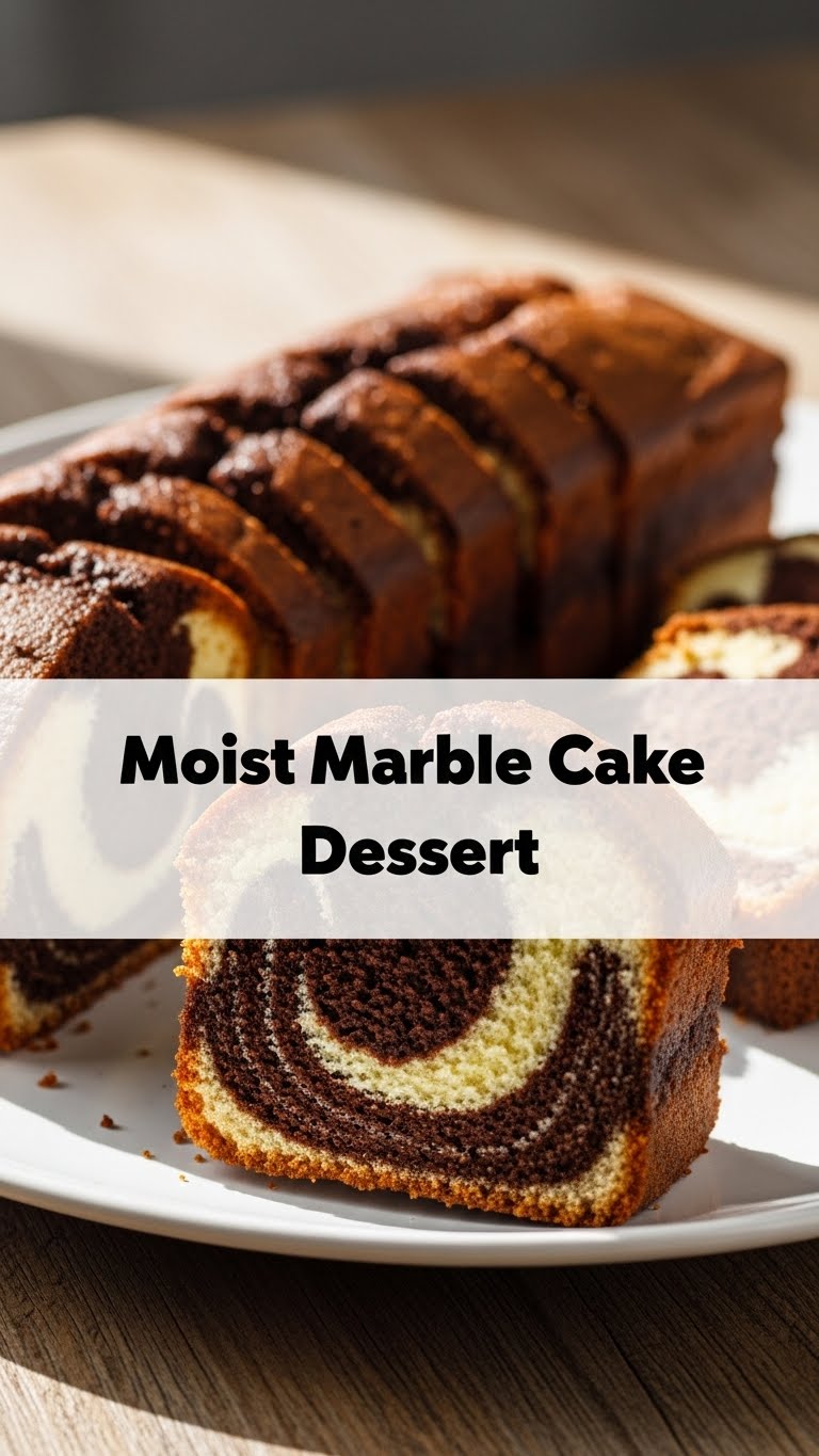 Moist Marble Cake Dessert