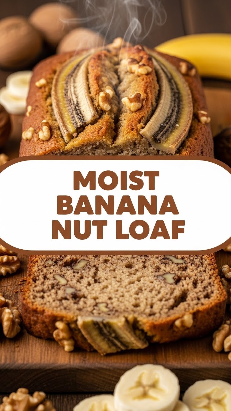 Moist Banana Nut Loaf