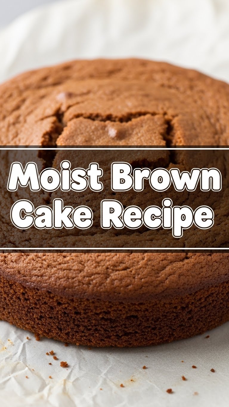 Moist Brown Cake Recipe