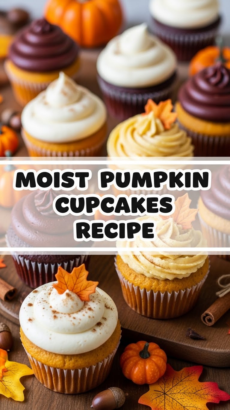 Moist Pumpkin Cupcakes Recipe