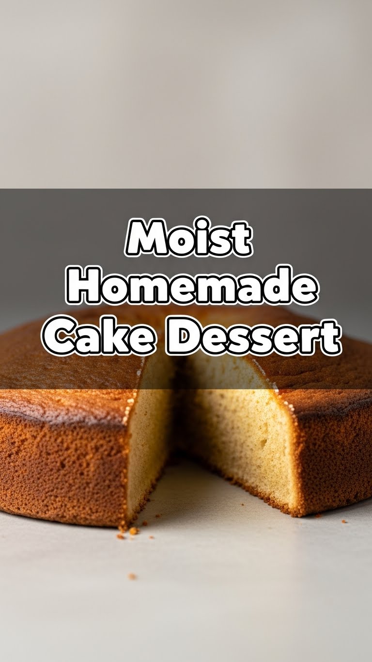 Moist Homemade Cake Dessert