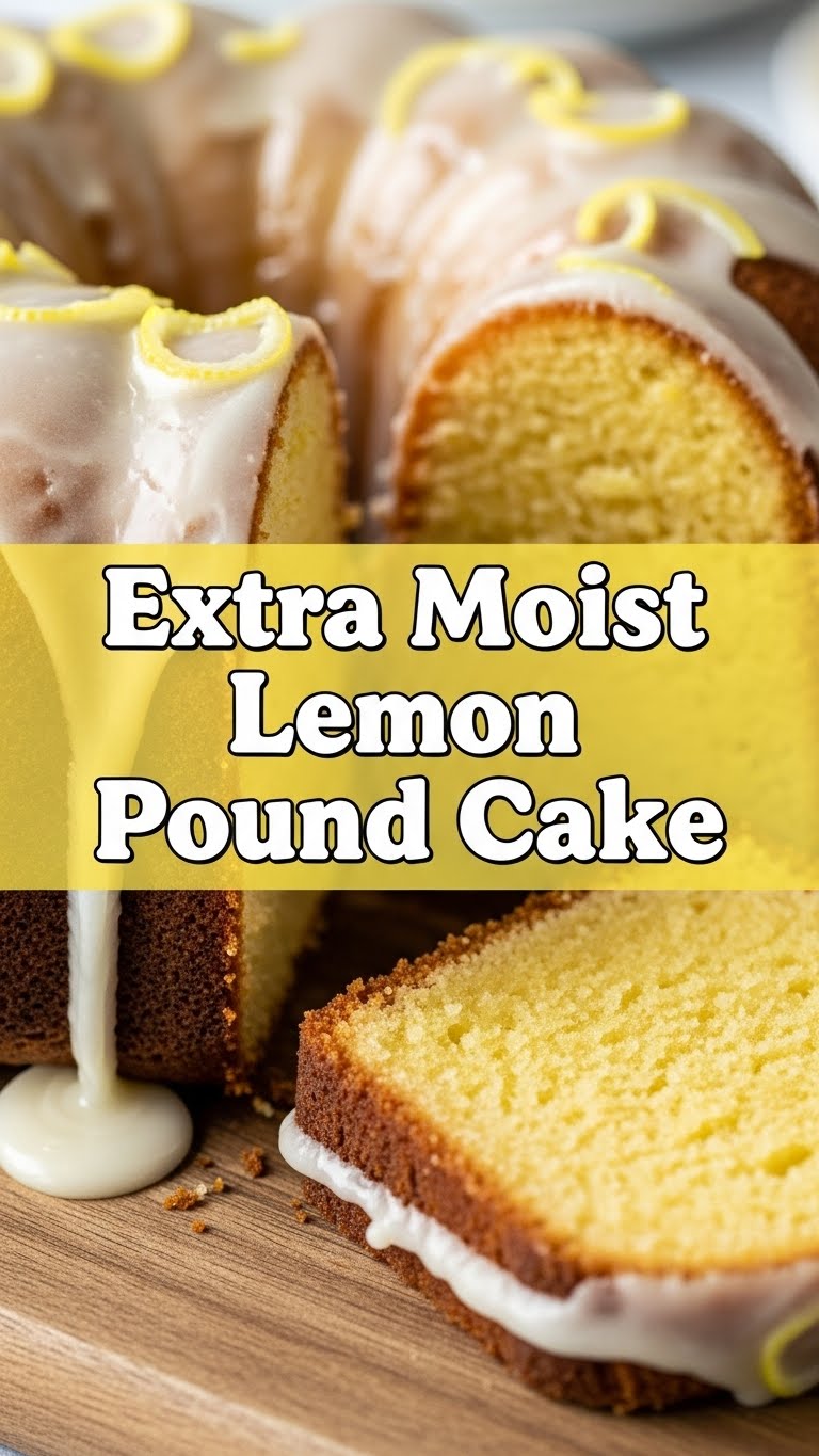 Extra Moist Lemon Pound Cake