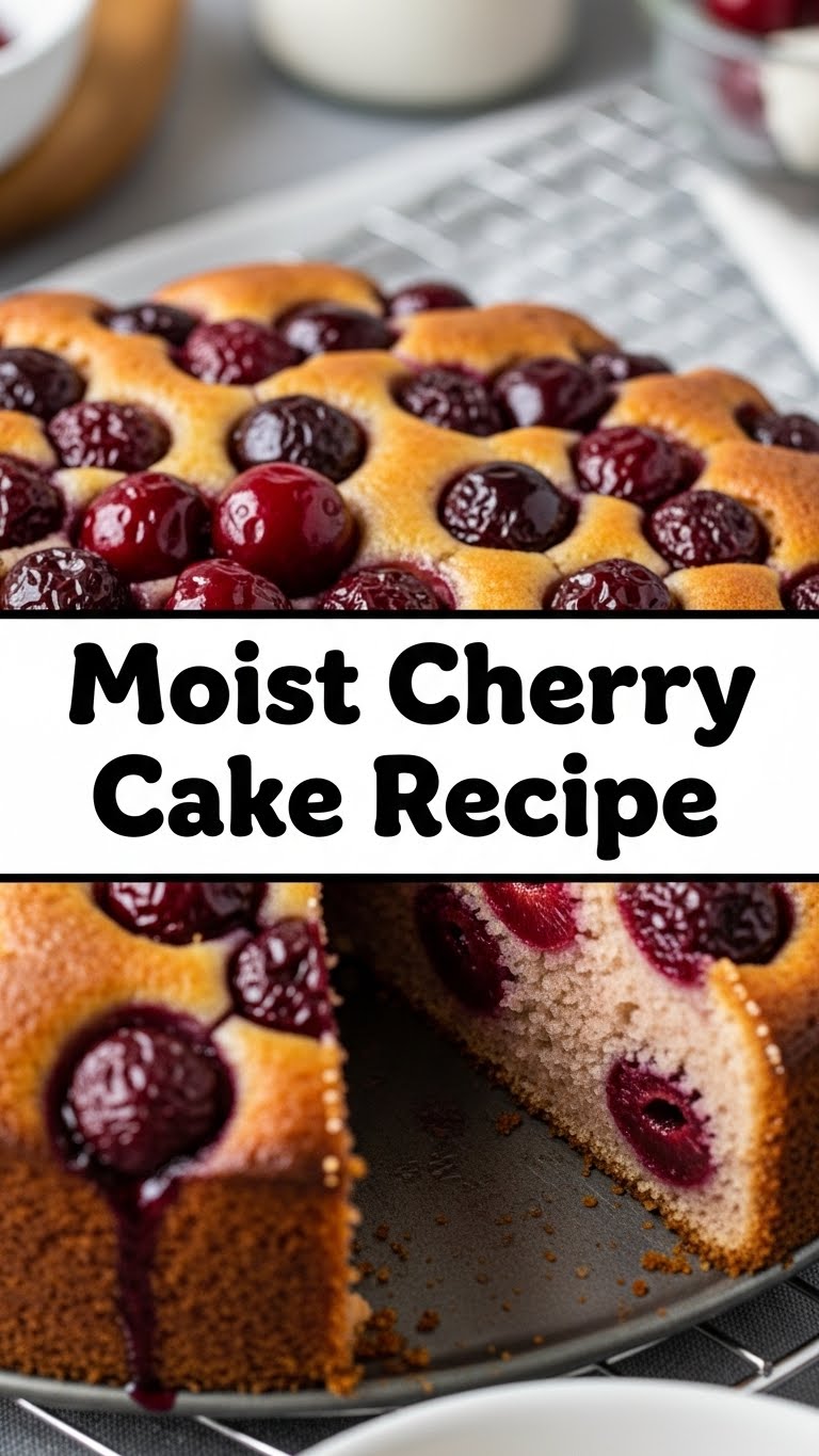Moist Cherry Cake Recipe