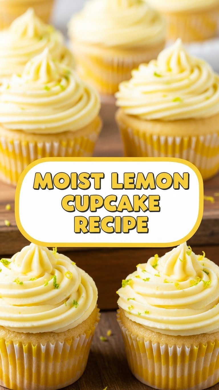 Moist Lemon Cupcake Recipe