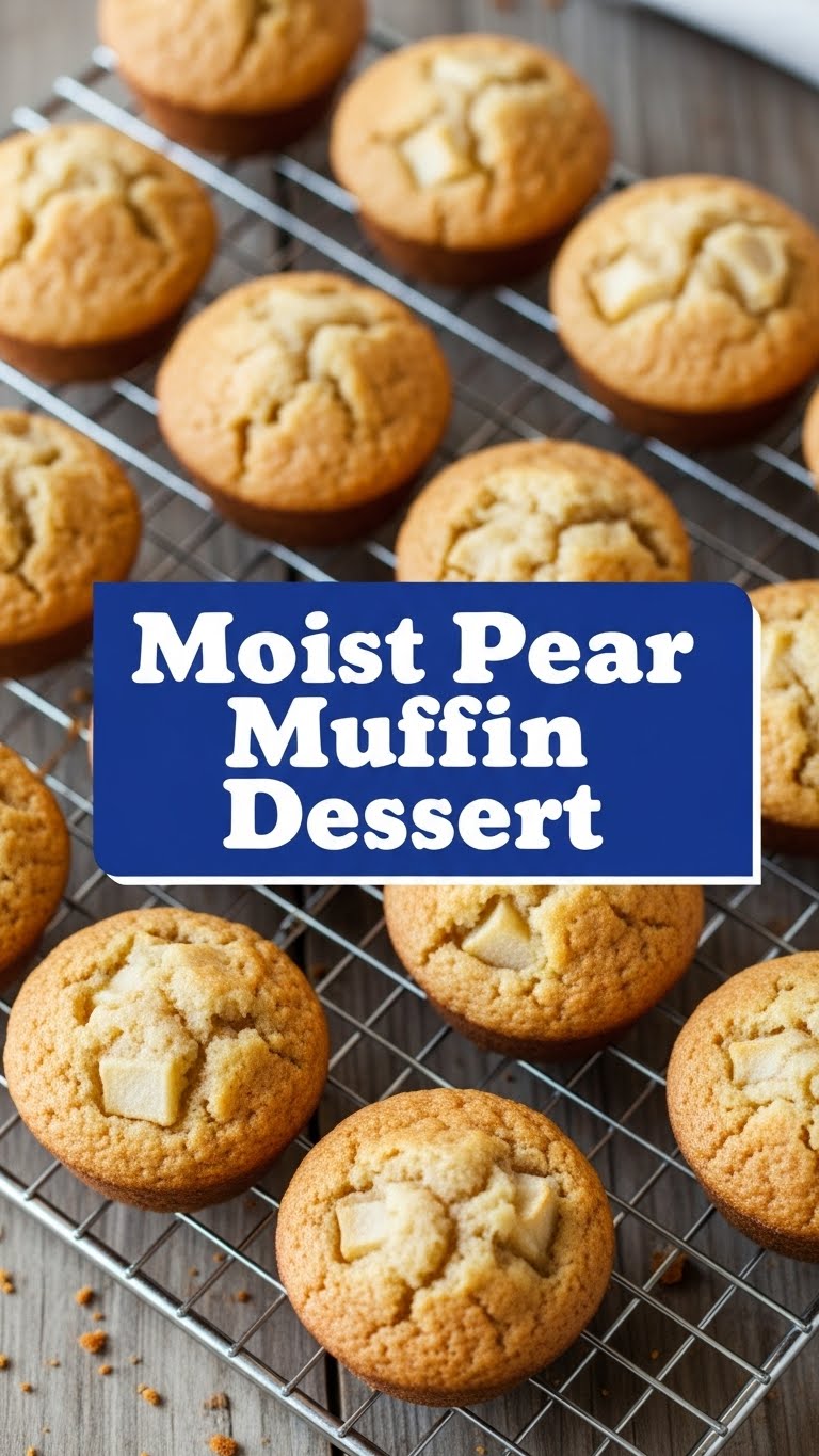 Moist Pear Muffin Dessert