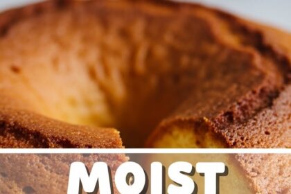 Moist Golden Brown Cake