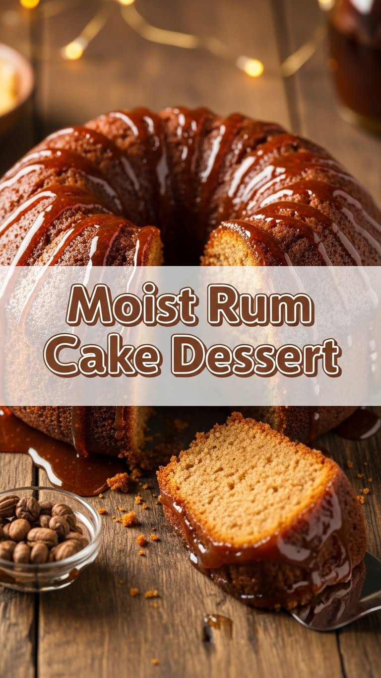 Moist Rum Cake Dessert