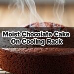 Moist Chocolate Cake On Cooling Rack