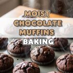 Moist Chocolate Muffins Baking