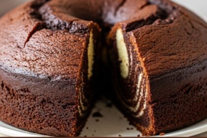 Easy Moist Chocolate Marble Cake