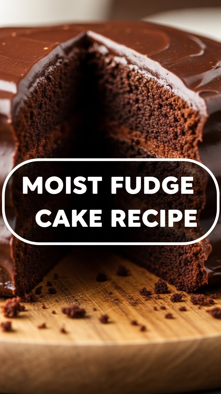 Moist Fudge Cake Recipe