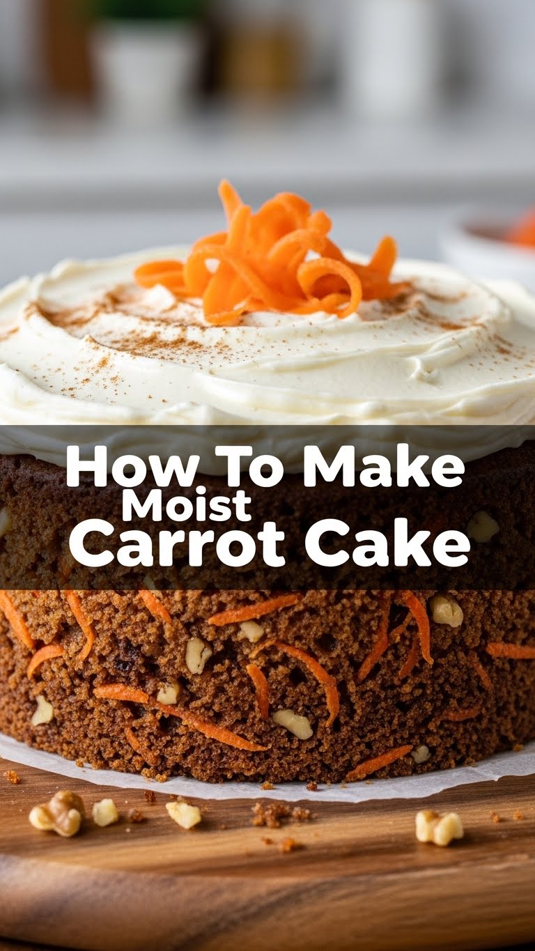 How To Make Moist Carrot Cake