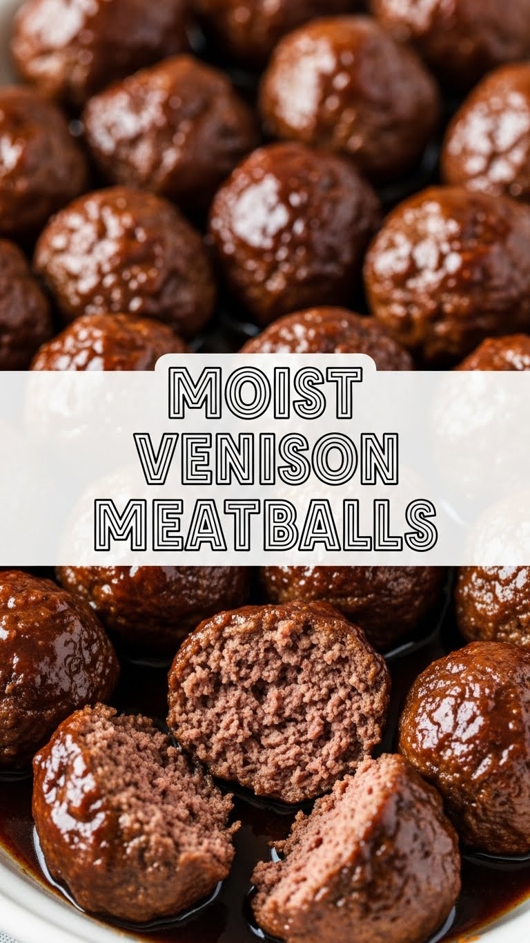 Moist Venison Meatballs