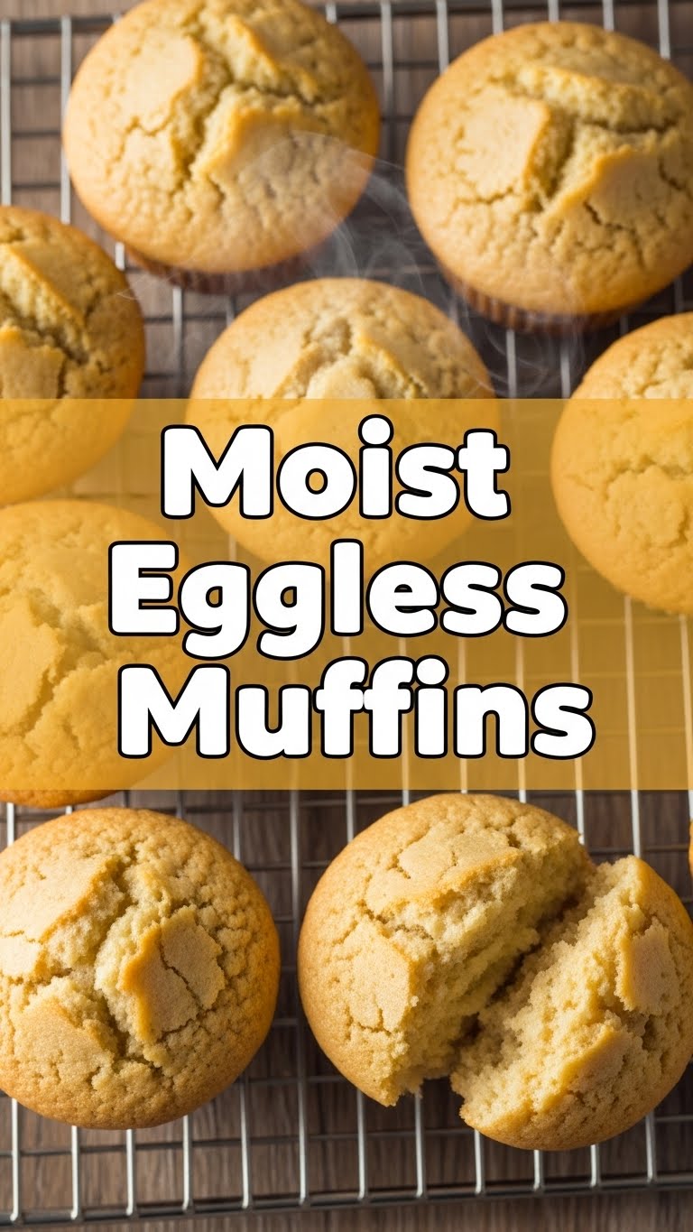 Moist Eggless Muffins