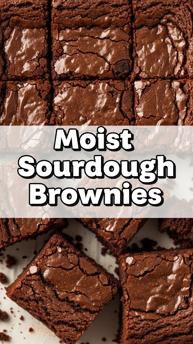 Moist Sourdough Brownies