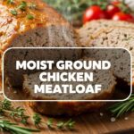 Moist Ground Chicken Meatloaf