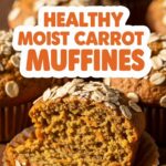 Healthy Moist Carrot Muffins