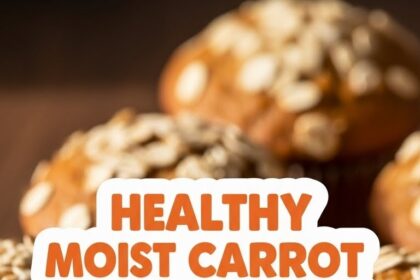 Healthy Moist Carrot Muffins