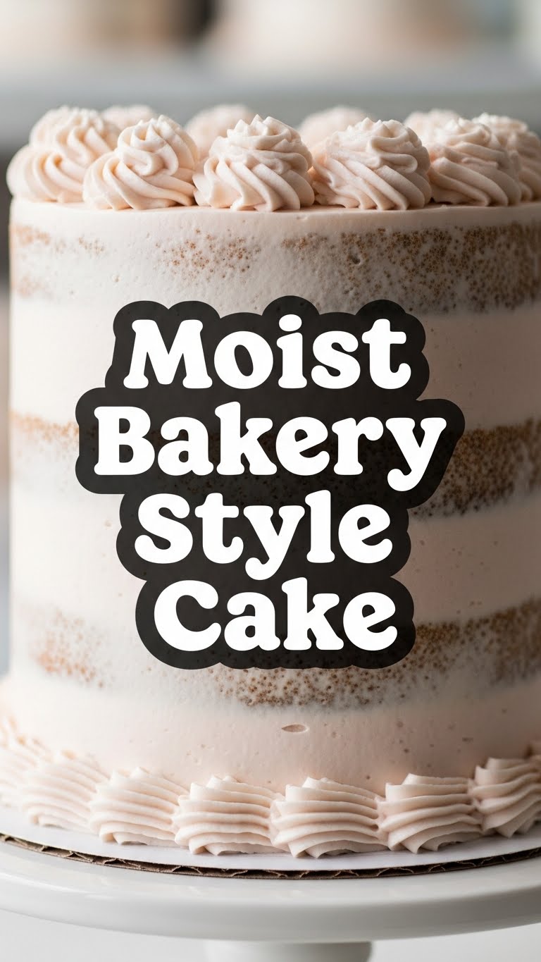 Moist Bakery Style Cake