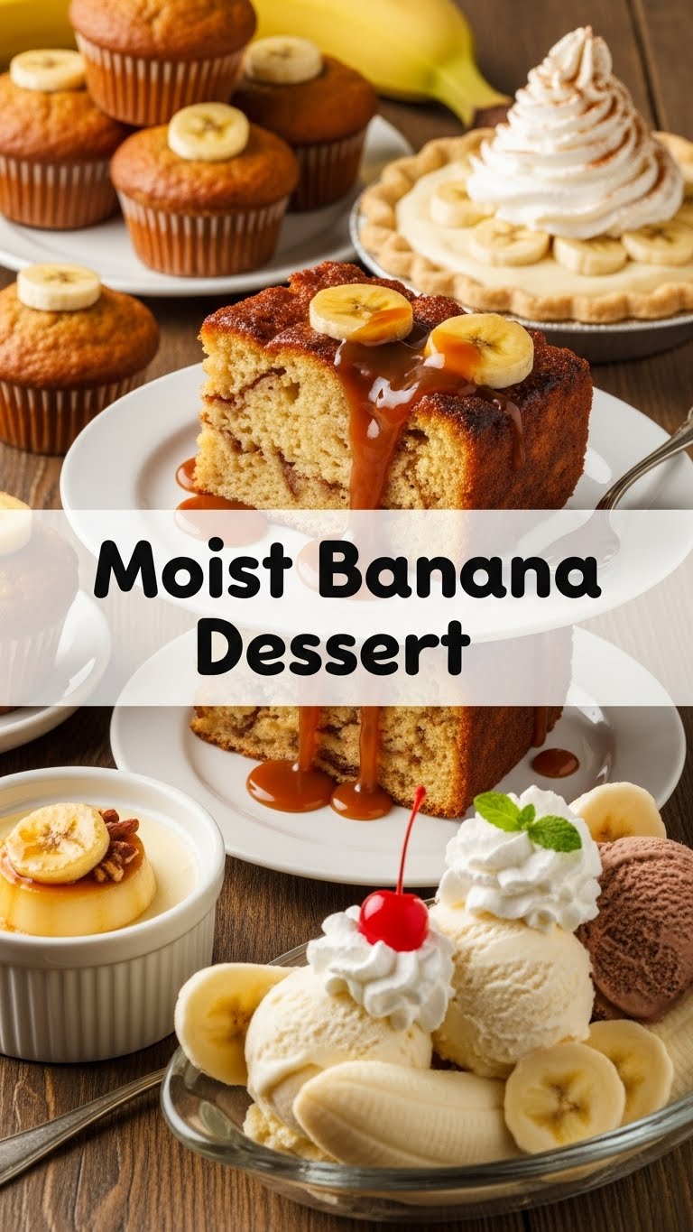 Moist Banana Dessert