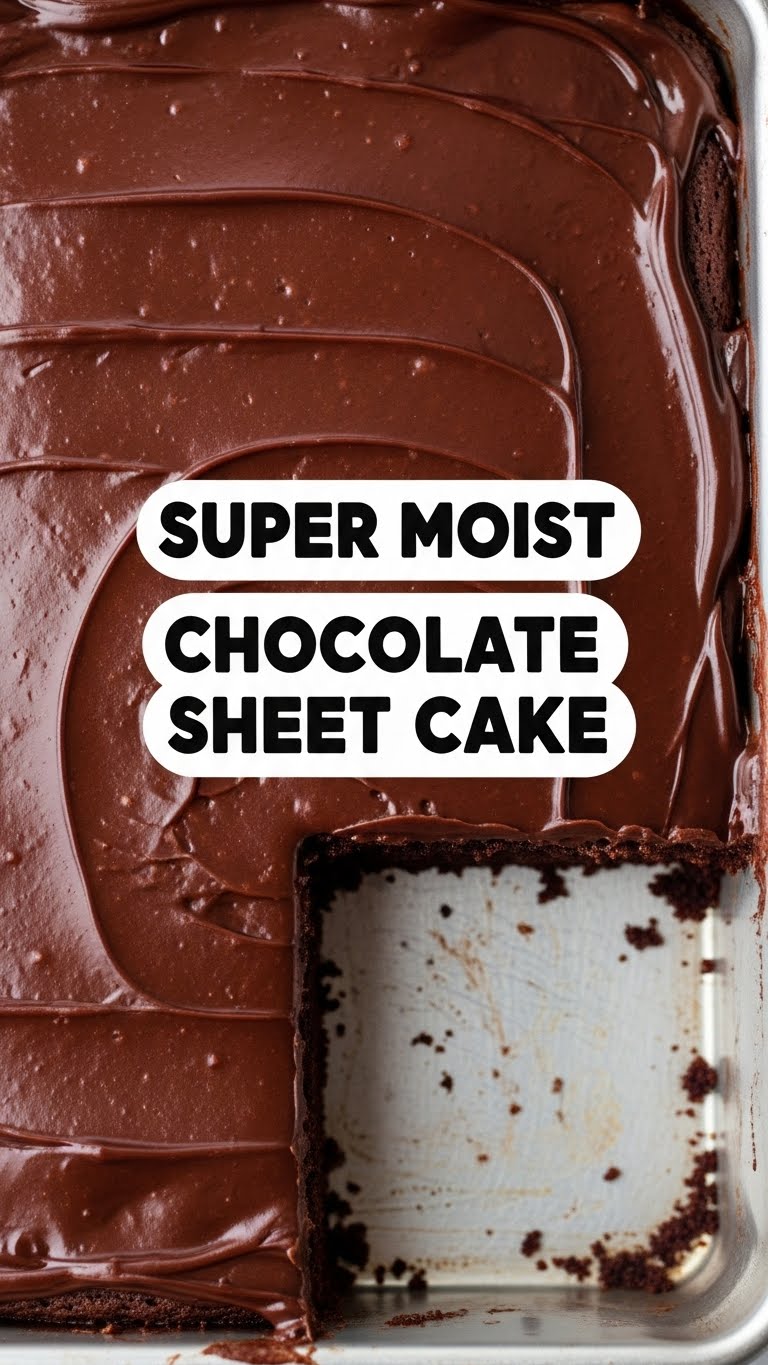 Super Moist Chocolate Sheet Cake