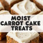 Moist Carrot Cake Treats