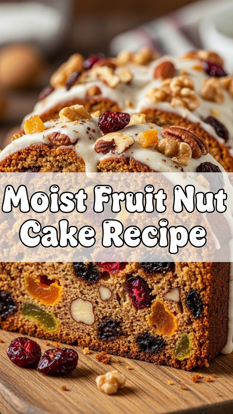 Moist Fruit Nut Cake Recipe