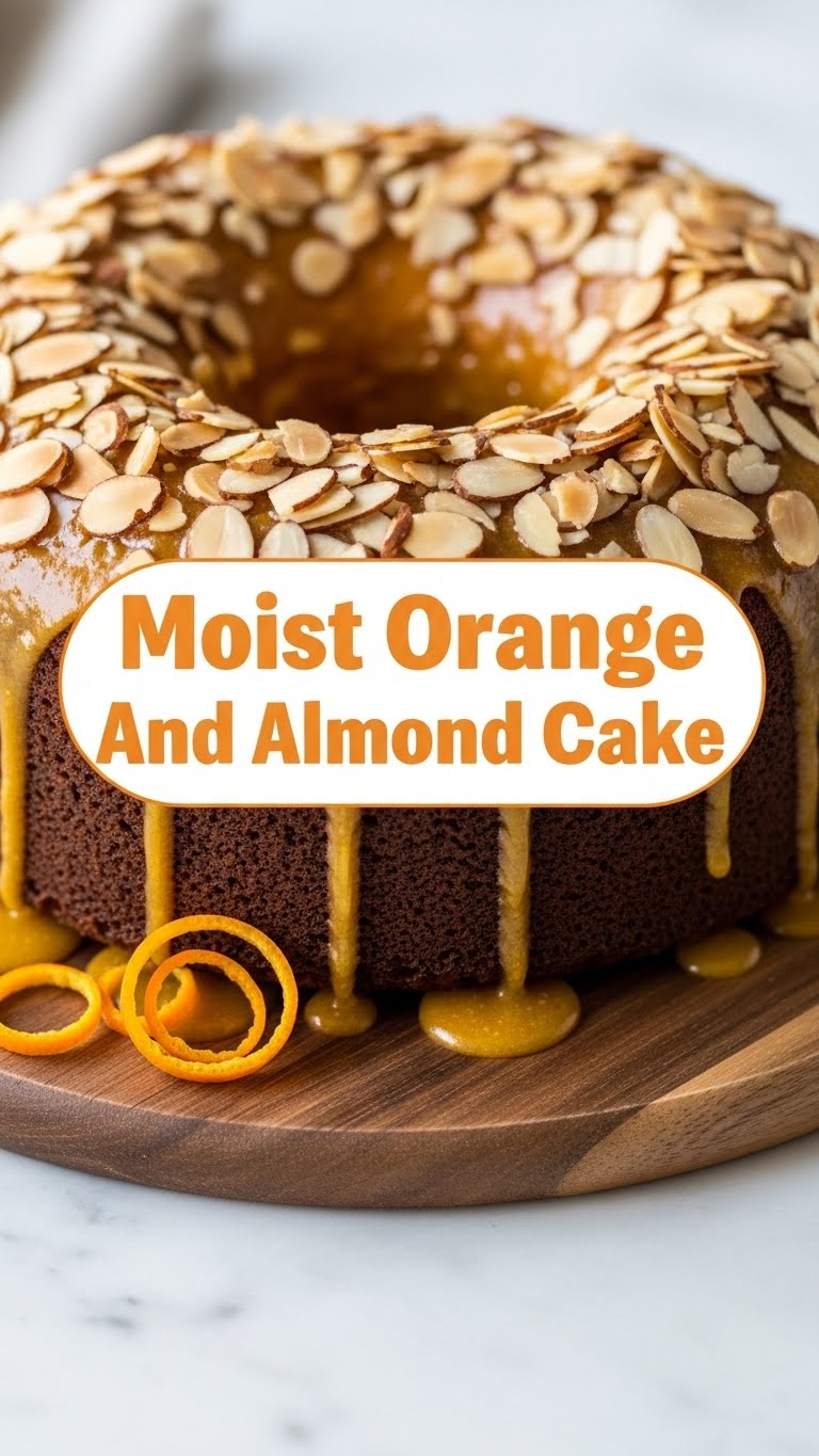 Moist Orange And Almond Cake