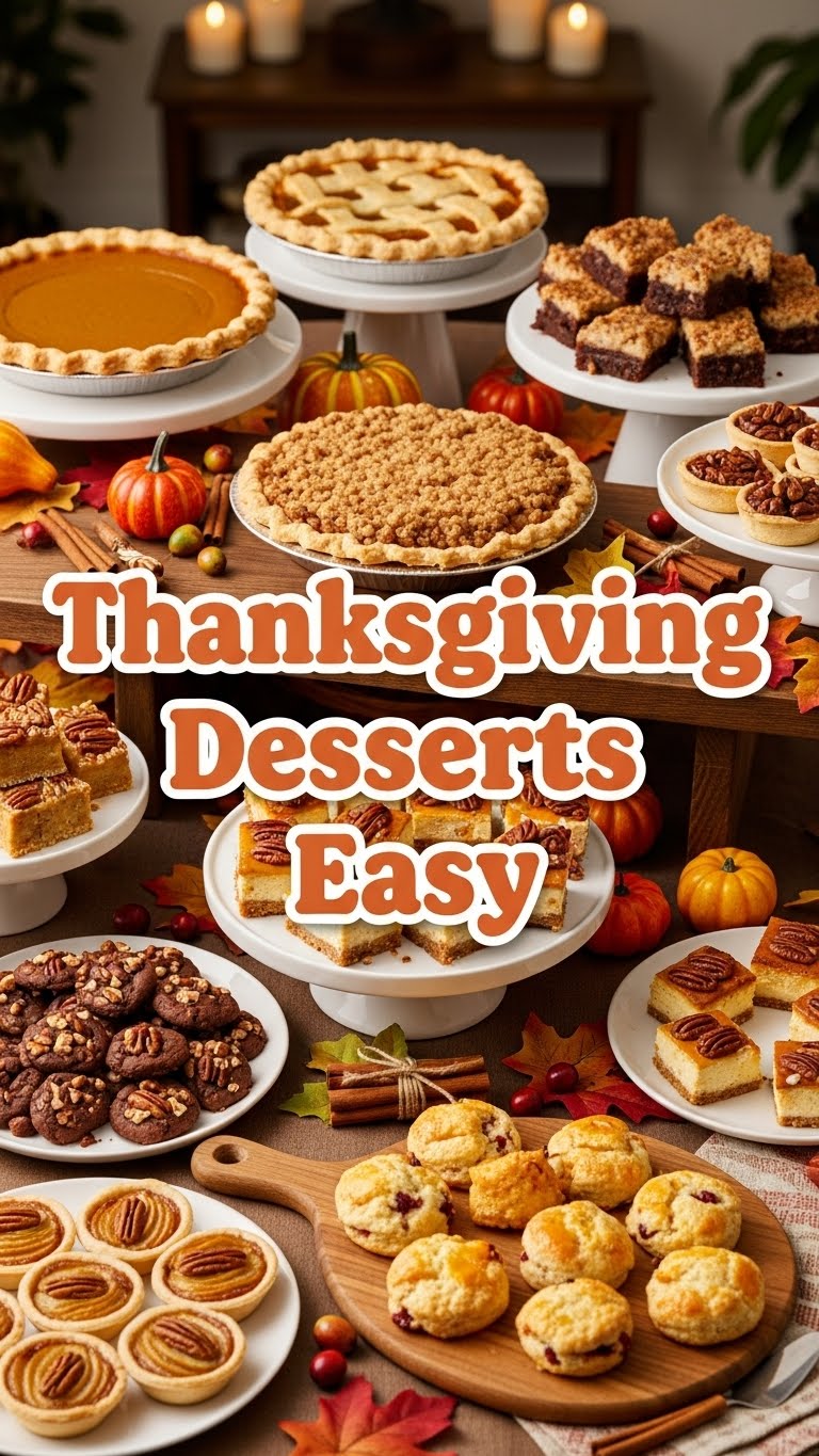 Thanksgiving Desserts Easy