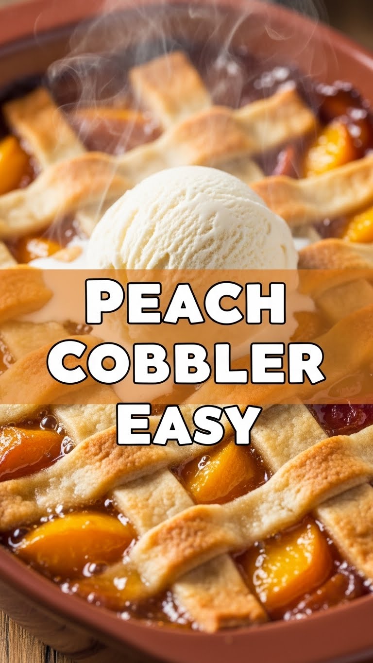 Peach Cobbler Easy