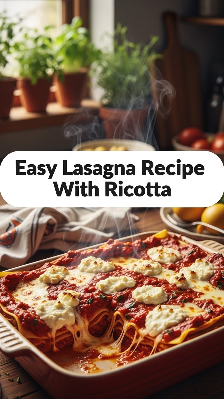Easy Lasagna Recipe With Ricotta