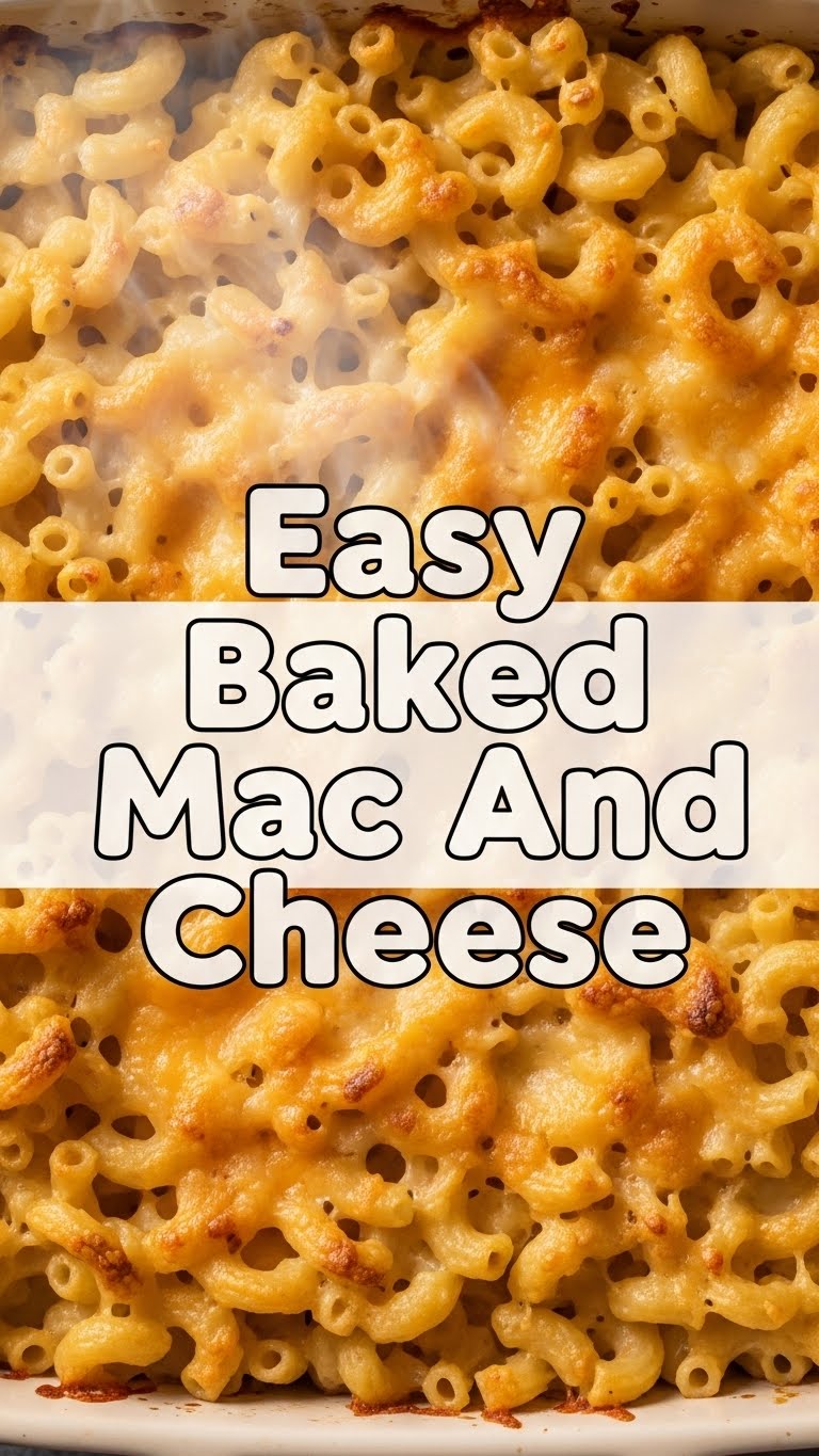 Easy Baked Mac And Cheese