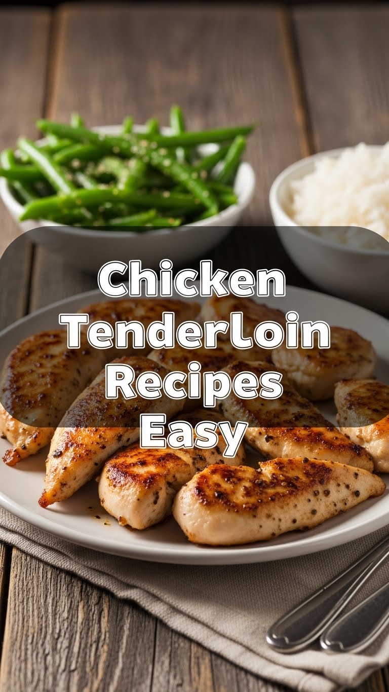 Chicken Tenderloin Recipes Easy
