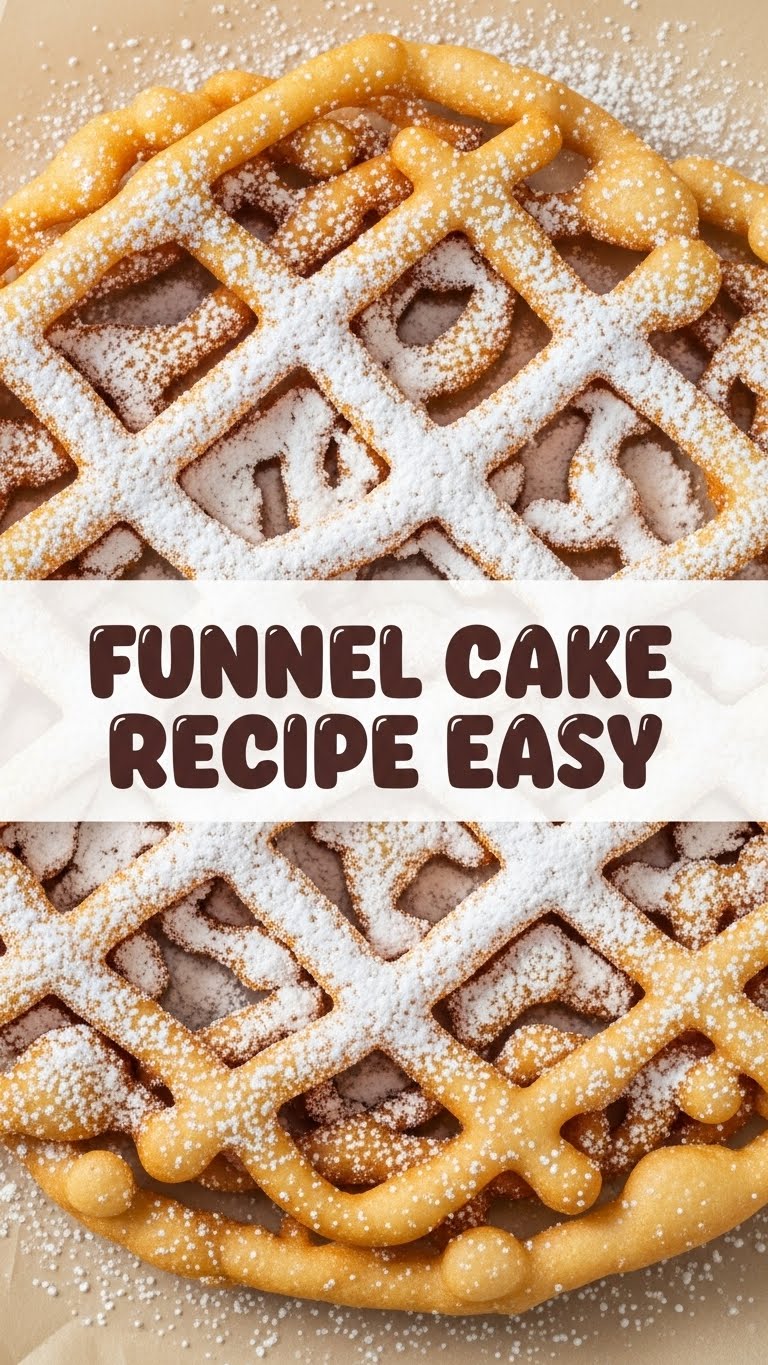 Funnel Cake Recipe Easy