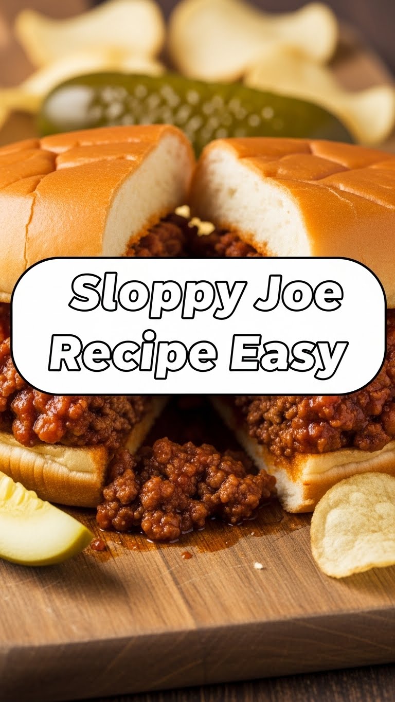 Sloppy Joe Recipe Easy