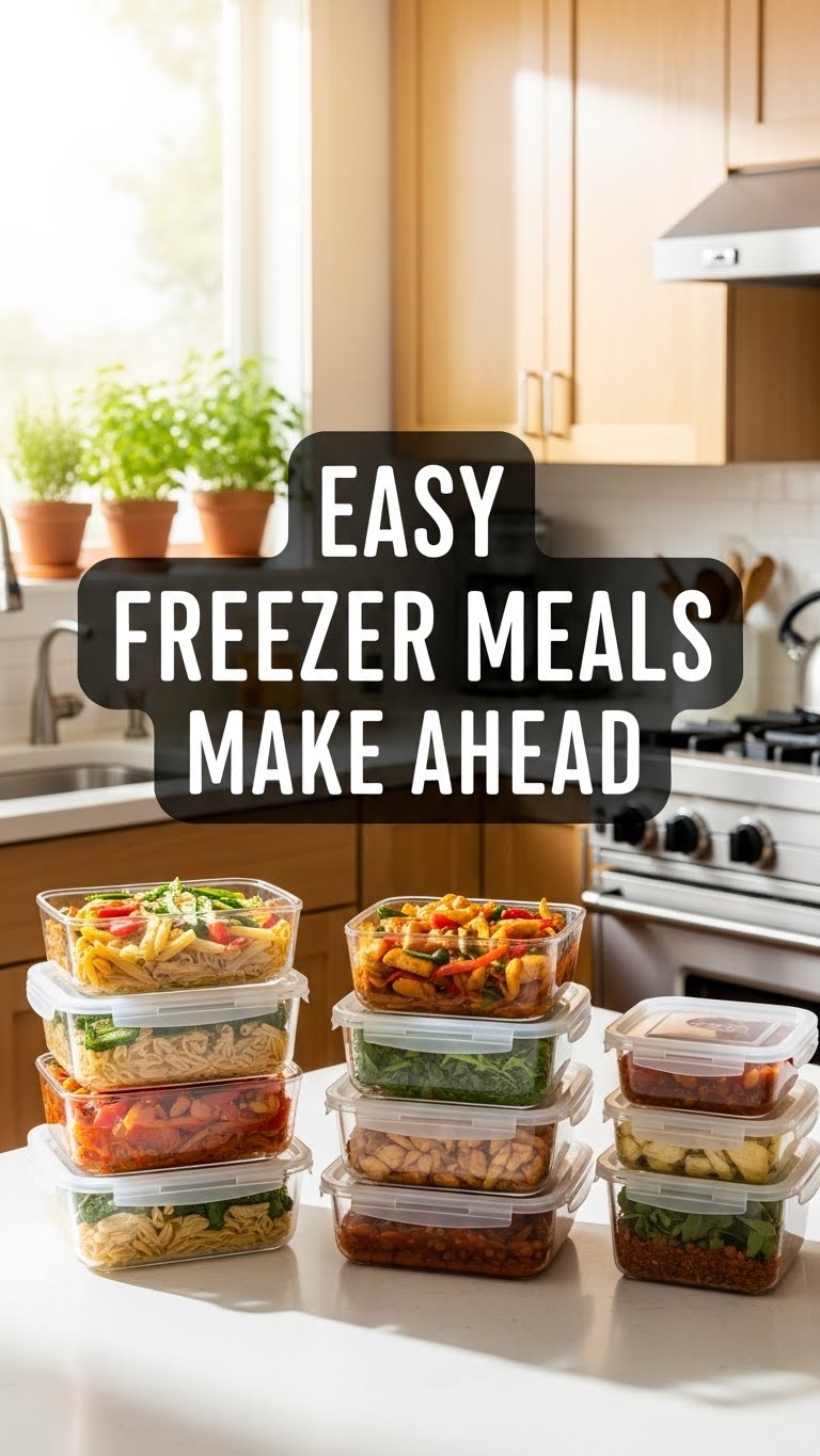 Easy Freezer Meals Make Ahead