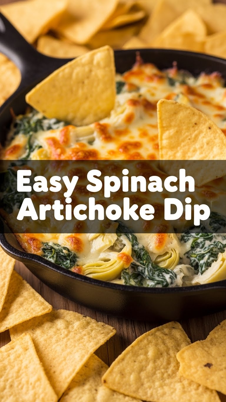 Easy Spinach Artichoke Dip