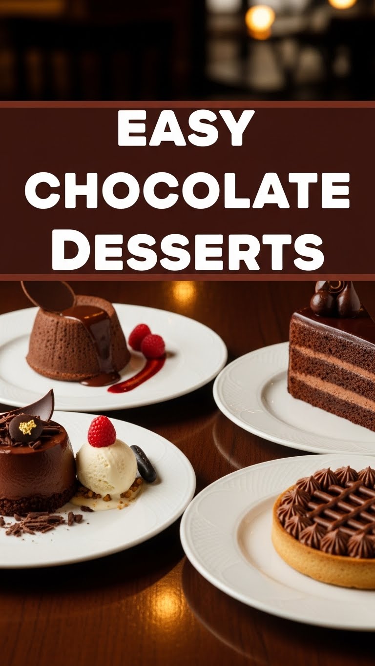 Easy Chocolate Desserts