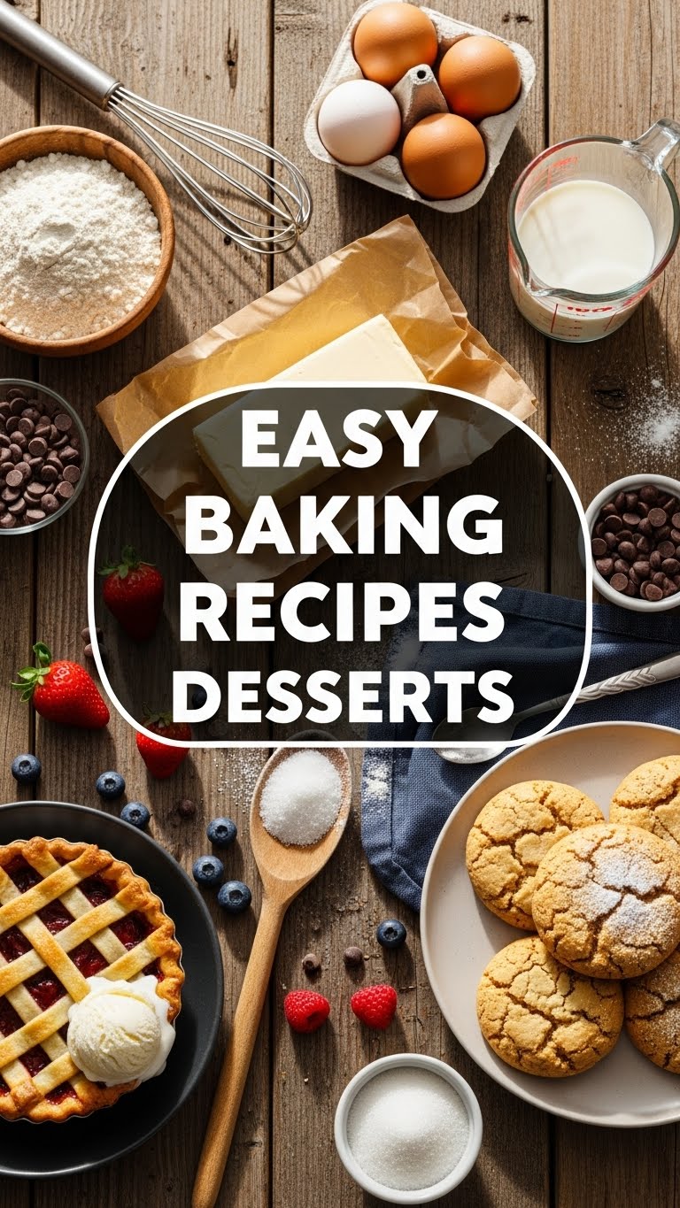 Easy Baking Recipes Desserts