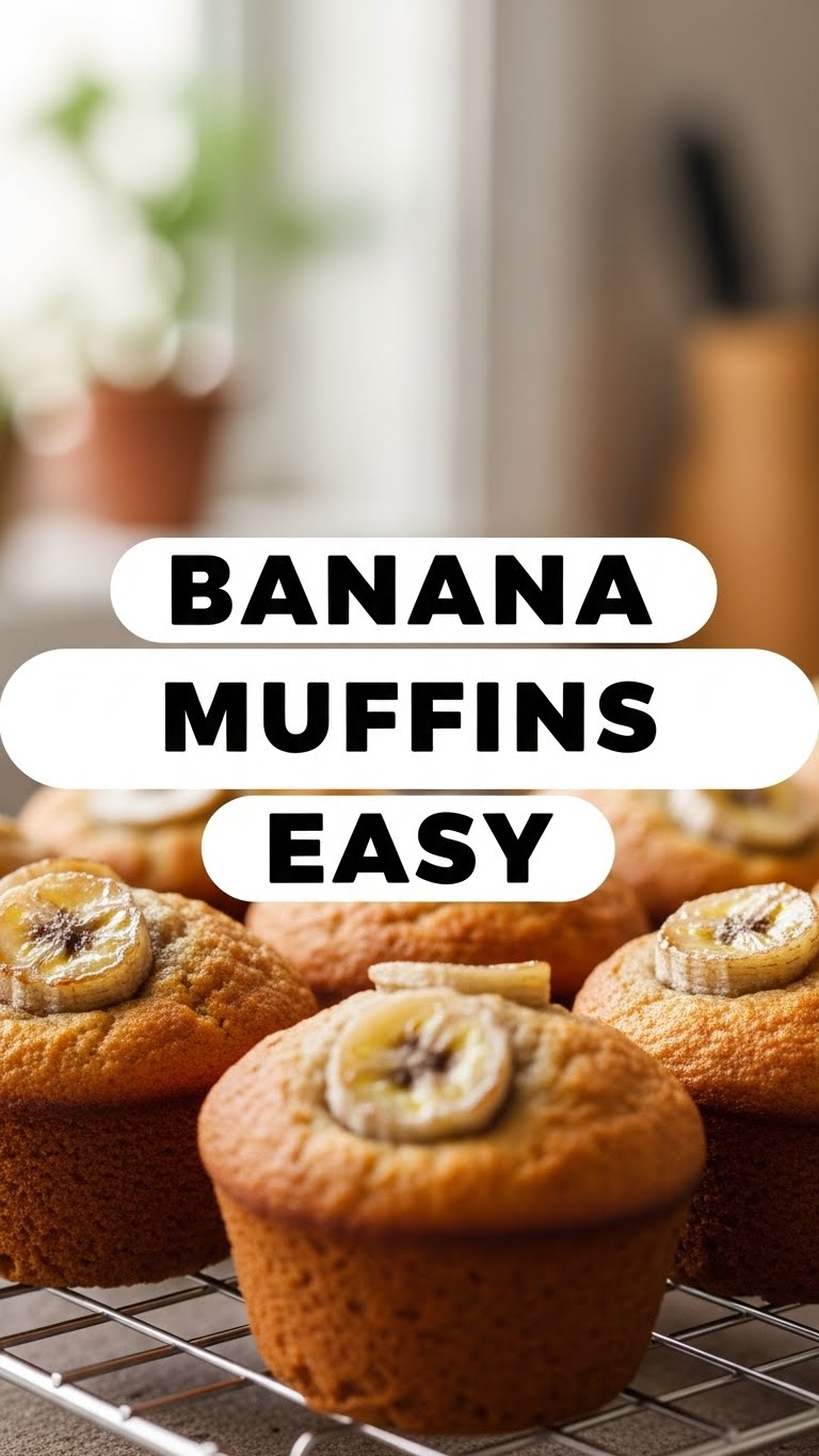 Banana Muffins Easy