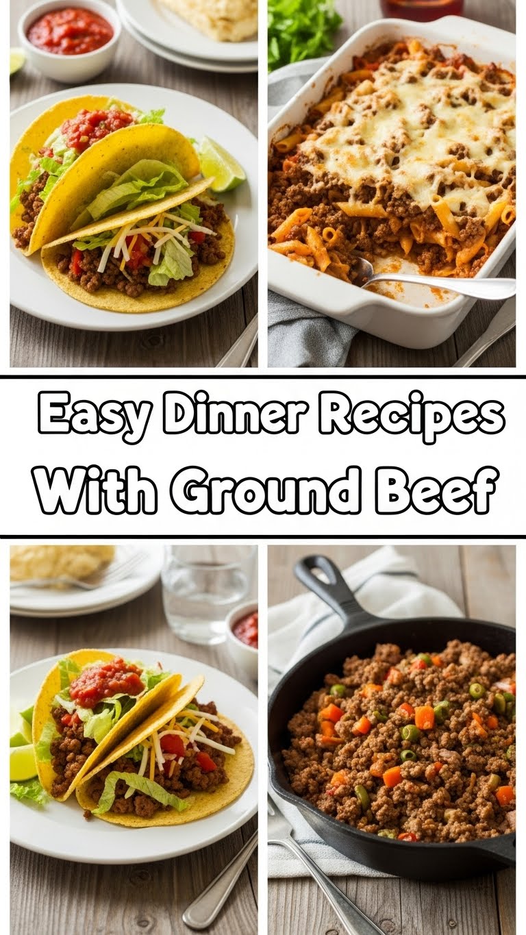 Easy Dinner Recipes With Ground Beef