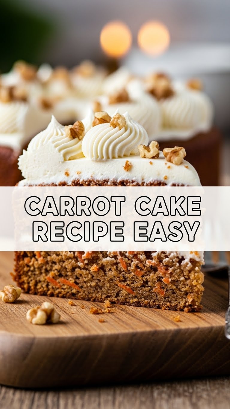 Carrot Cake Recipe Easy