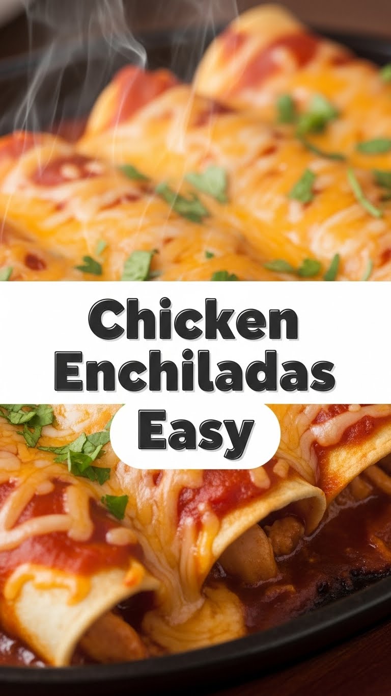 Chicken Enchiladas Easy