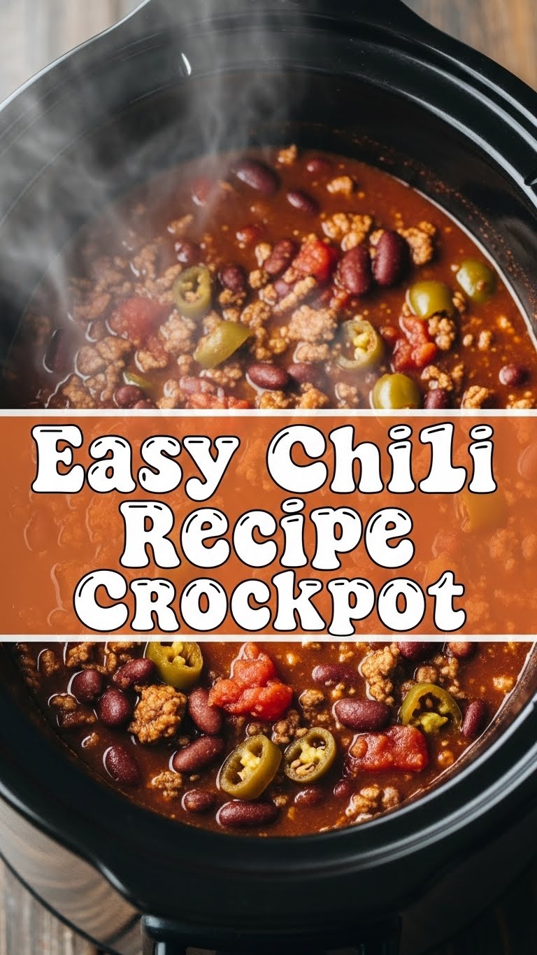 Easy Chili Recipe Crockpot