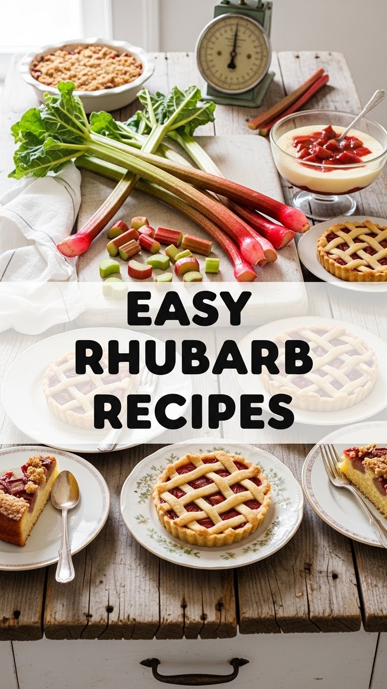 Easy Rhubarb Recipes