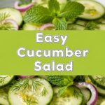 Easy Cucumber Salad